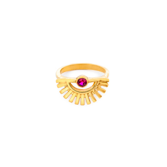 1,2,3 Soleil Pinky Ring